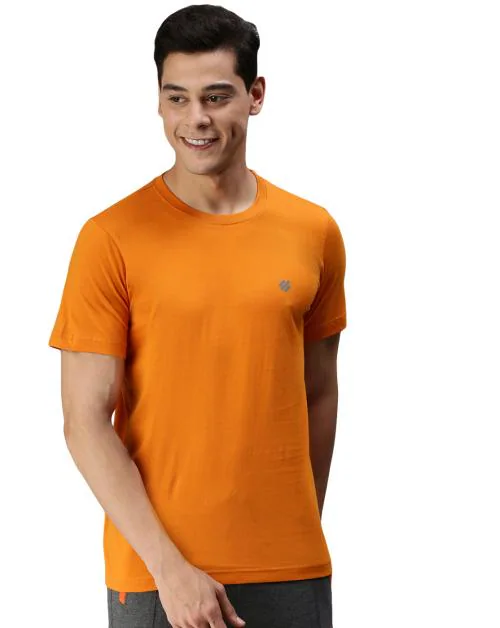 Buy Mens Gold Fish Solid Round Neck TShirt Online at Best Prices in