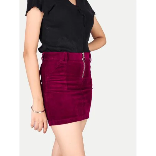 Rad Prix Girls Maroon Skirts-9-10 Year- Pack of 1-Skrit