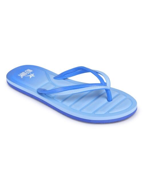 Refoam Women Blue Rubber Slip On Casual Slipper