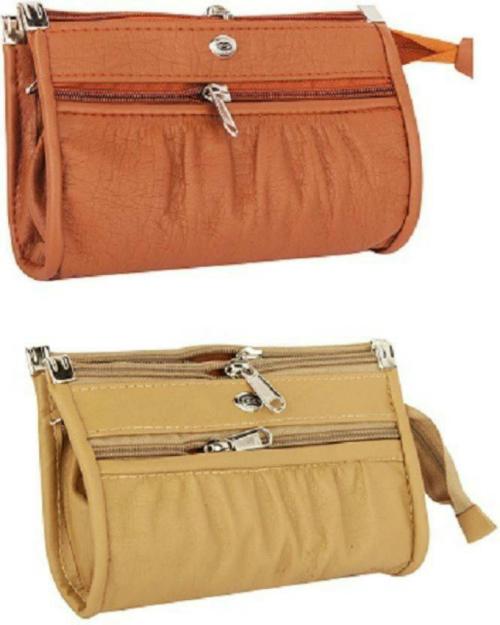 Rapid Costore Leatherette Multicolor Clutch