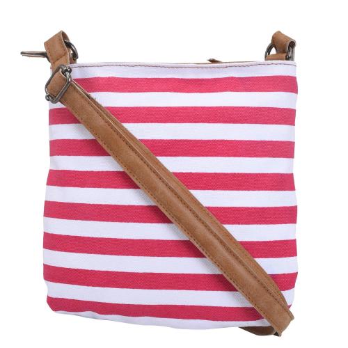 Urbanity Women Cotton Pink Sling Bag (LB019) l Bags for Boys & Girls l Leather bag l Branded Bag l Popular bag l hand bag l Premium bag l