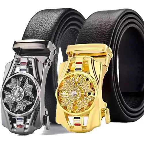 時計 HIGH-END BRIDLE LEATHER BELT Buy Clasicox Men's PU Leather Chakri Belt Adjustable up to waist