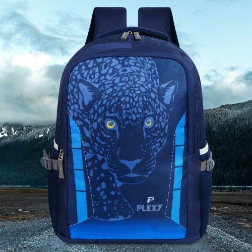 Plexy Blue Polyester Laptop Backpack 40 L