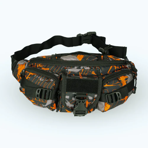 TRAVOOZ Adventure-Ready Crossbody Bag: Waterproof Shoulder Sling for Travel, Commuting, and Outdoor Exploration - Unisex Design with Badges and Adjustable Strap