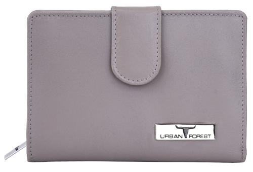 Urban Forest Tina Grey Leather Wallet for Women