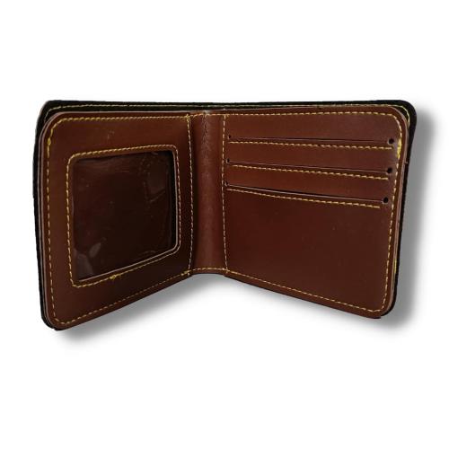 Giftana Brown Vegan Leather Card Holder Wallet For Birthday Or Special Occasions Gift