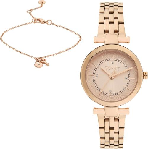 Esprit Analog Rose Gold Watch For Women (Es1L281M0075)