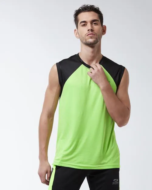 Masch Sports Men’s Dri-Fit Sports & Active Wear, Running & Training Sleeveless T-Shirt