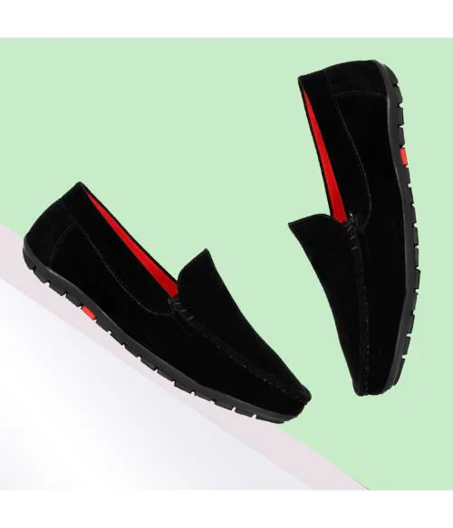 Provogue Suede Velvet Plain Loafer