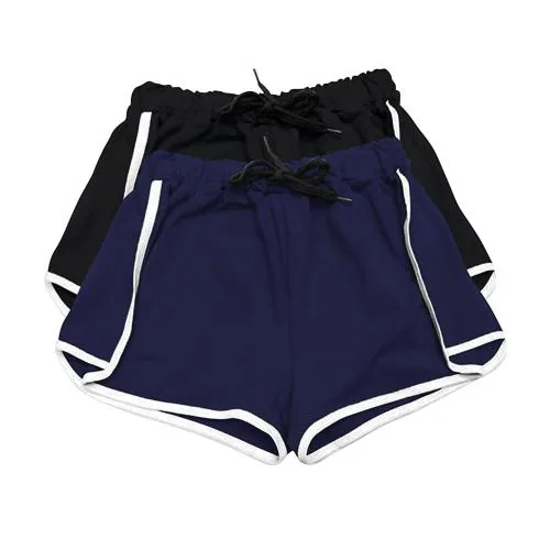 Loofon Womens Boxer Stretchable Lycra Shorts for Running, Gym, Yoga for Girls(Pack of 2)