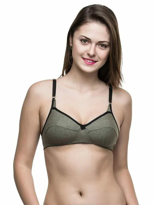 Docare Full Coverage Non Padded Bra - Pack of 1 (5Star G1) - GREEN