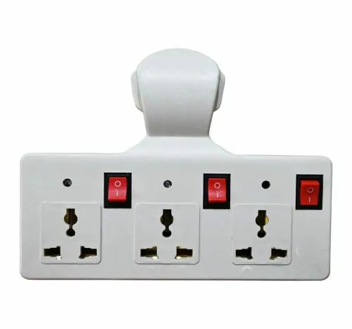 TARUN Universal Socket 3 Switch Multi Plug Extension Board 4 Socket Extension Boards (Set of 2)-b4