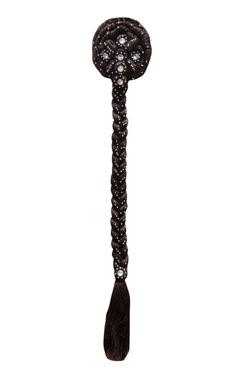 Buy Navmav Black Synthetic Long Braided Artificial Juda Choti (Girls