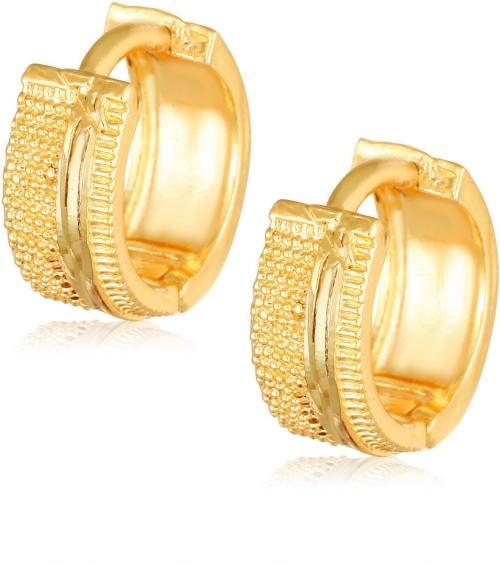 Vighnaharta Gold-Plated Chandbali Earring Clip-On Earring (Women And Girls)
