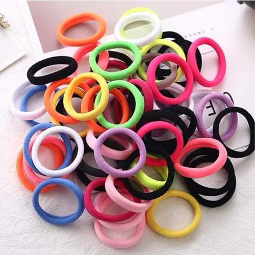 THE MAXIM Hair Accessories combo Fancy hair Rubber bands hair Tie Rubber bands 20Pcs Rubber Band