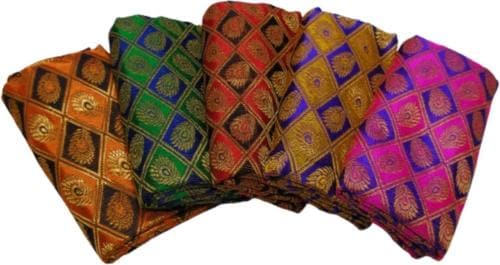 Truevelli Cotton Silk Unstitched Multi-Colour Blouse Material (1 Mts Each Pack of 5 Piece (Pack of 5)