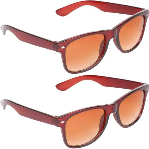 PEKUNIARY Full Rim UV Protection Wayfarer Sunglasses (32 (For Men & Women Brown JioMart