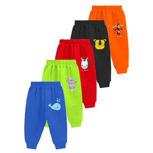 KUCHIPOO Regular Fit Baby Boys and Baby Girls Pyjamas - Pack of 5 (PAJ-132)