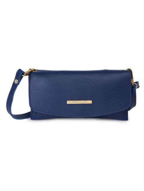 Lapis O Lupo Women Blue Sling Bag (Llsl0052Bl)