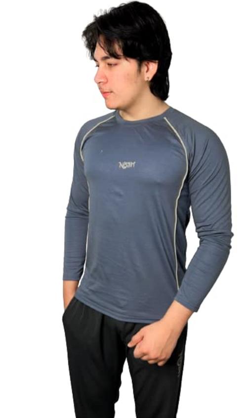 Noah Planet Men's Full Sleeve Dry Fit Compression TShirt - for Fitness, Cycling, Training, Workout