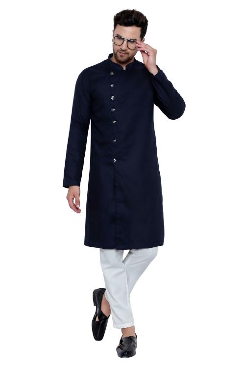 VORLIX Men's Pure Cotton Stylish Kurta Pyjama For men