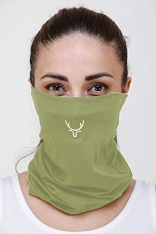 Olive Green Sun Protection Bike Riding Mask