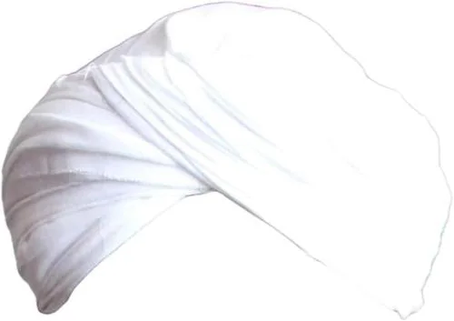 Gentlewrap Muslim Imama Cloth Pure Cotton 3.75 Meters Imama (Pagri) For Men (White)