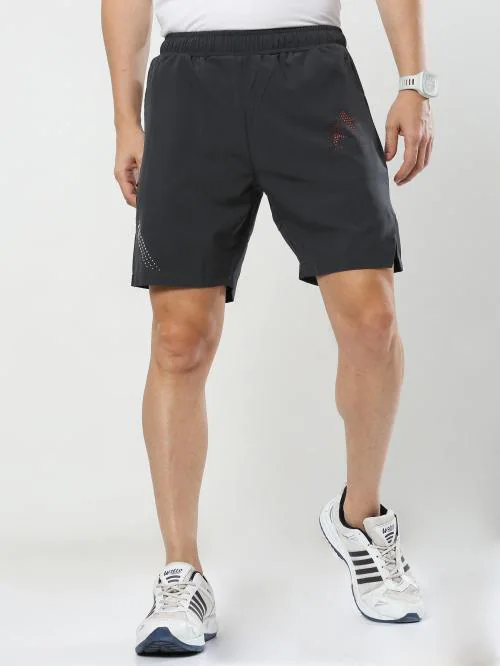 Arcticplus Men Grey Solid Nylon Sports Shorts (XXl)
