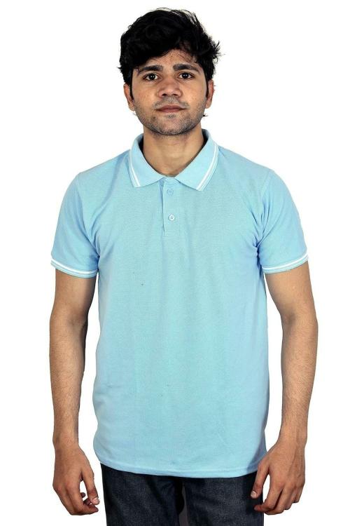 TECHNOBLAZER T-Shirt Men's PCM Polo T-Shirt Collar Neck Slim Fit T-Shirt