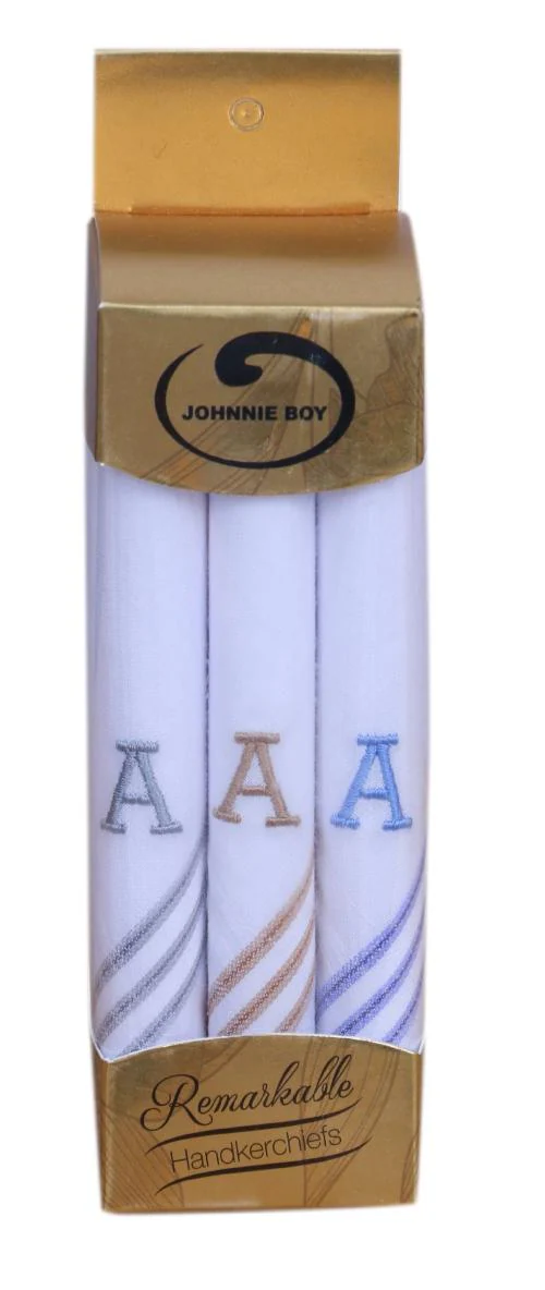 embroidered handkerchief's with Initials 