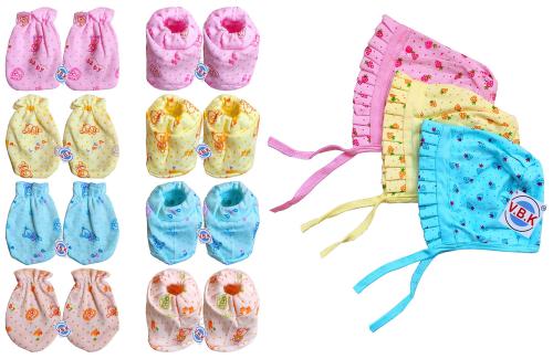 V. B. K Hosiery Mittens With Cap - 0 - 4 Months