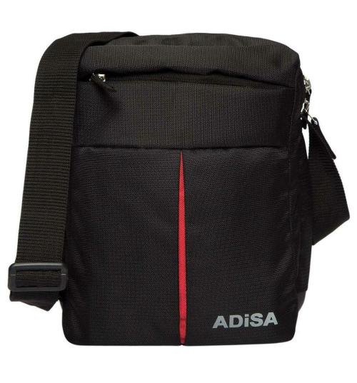 Adisa Black Polyester Sling Bag