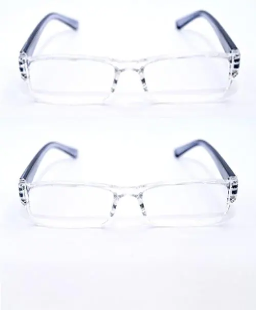 SAN EYEWEAR Reactangle Half Rim Stylish Reading Glasses for Men & Women - Blue (Pack of 2, +2.00)