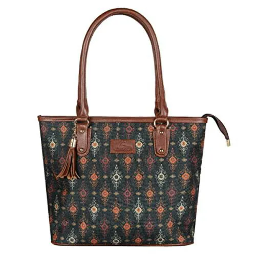 The Clownfish Women Green Hand Bag