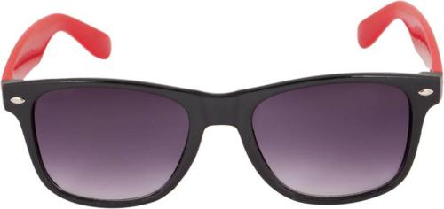 Gansta Wayfarer Full-Frame Black Red Sunglasses ,Men(GN-3006-BLK-RED)