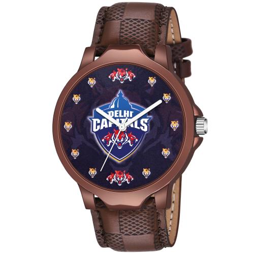 Talgo Analog Delhi Capital Black Saffer Wrist Watch Men & Boys -DCBLCKSFR