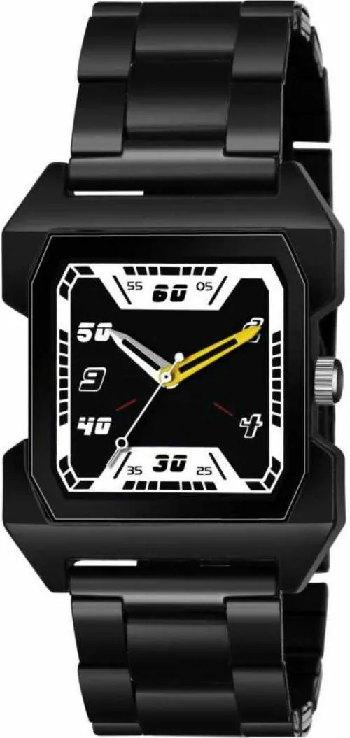 TRUE COLORS Analog Black Dial And Strap Watch For Men
