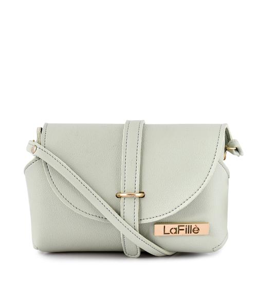LaFille Sling Bag For Women & Girls | PU Leather Handbag |Ladies Purse & Handbags for Office & College (Sea-Green) | DGN224