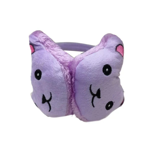 Youth Ride Earmuff For Women And Girls Winter Accessories For Ear Protection Kitty Earmuff Pack Of (Purple)
