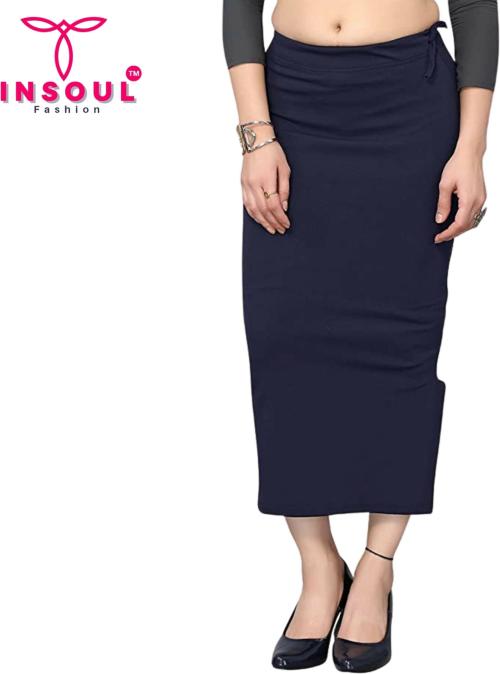 Insoul Women Blue Lycra Solid Shapewear (34)