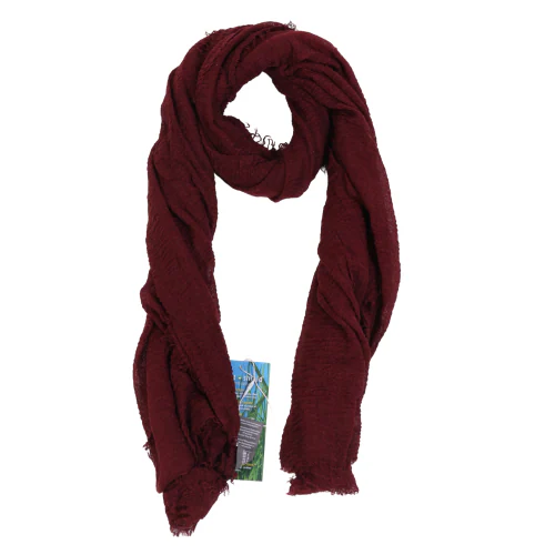 BugShield Clothing Women's Cotton Mosquito Repellent Wrap with Insect Shield Technology Maroon