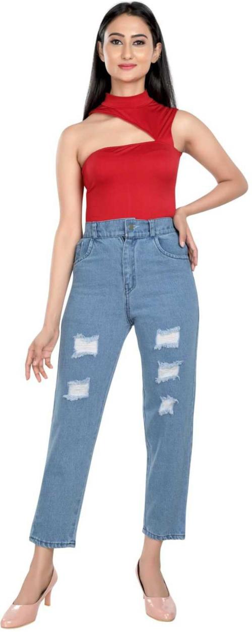 Ddm Clothing Women Light Blue Denim Jeans (28)