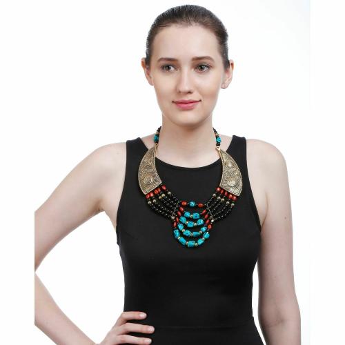 Buy Alloy Necklace Artificial Fashion Jewellery For Women Multi Color