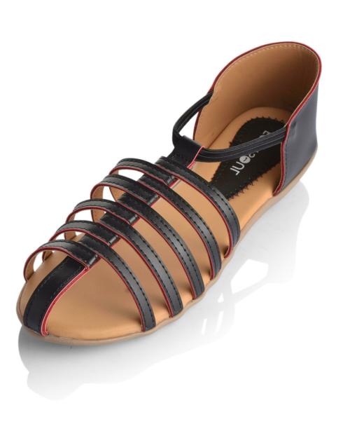 Footsoul Women's Aleaa Sandals (Black)