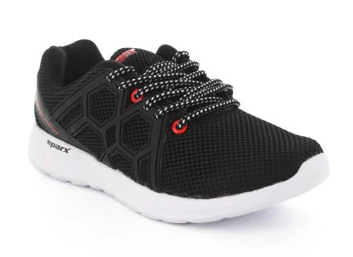 Sparx Black Sports Shoes Men SM-421