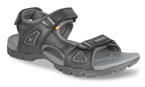 Sparx Men SS-471 Black Dark Grey Floater Sandals