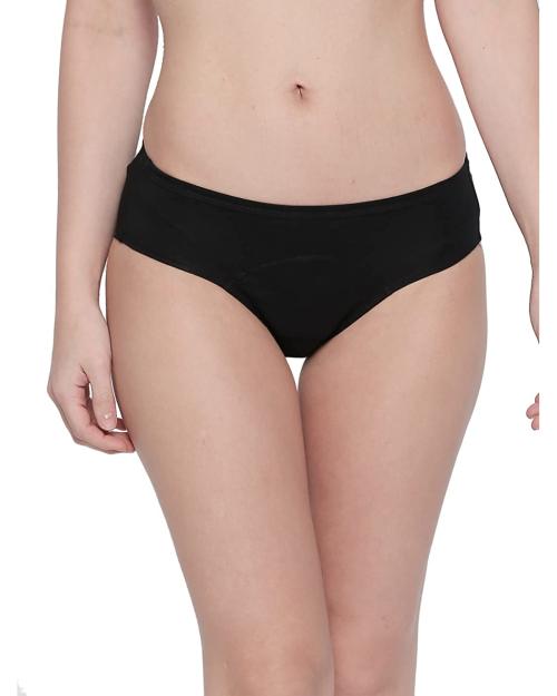 Red Rose - Period Panties for Women - Periods Underwear (Black L)