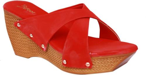 iFoot Women Wedges (Red) size 7