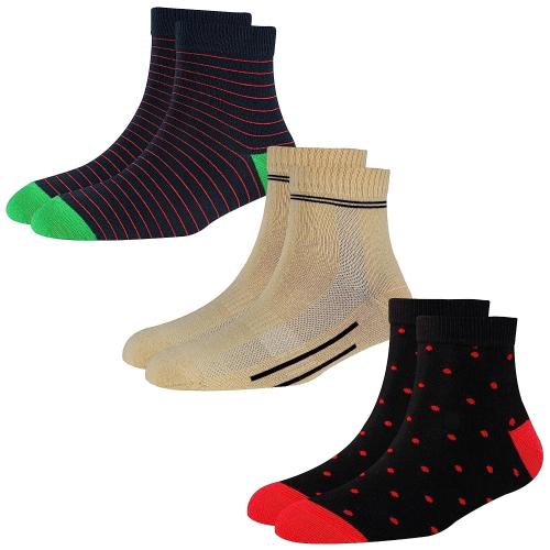 Buy Cotstyle Multicolor Cotton Ankle Length Socks Free Size (pack of