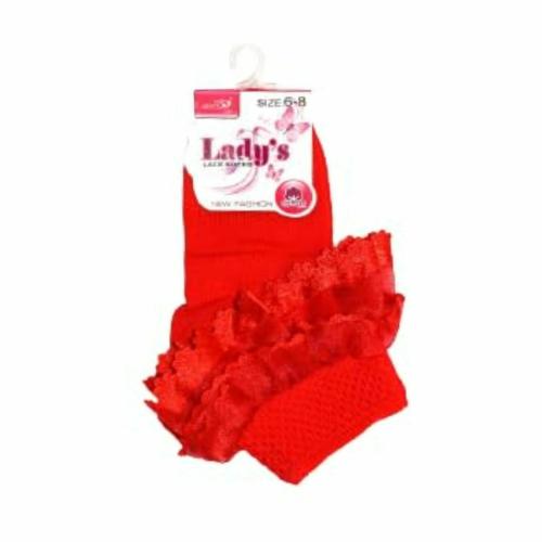 A K Enterprises Daily Wear Socks For New Born Baby |Color-Red |Size-18-24 M